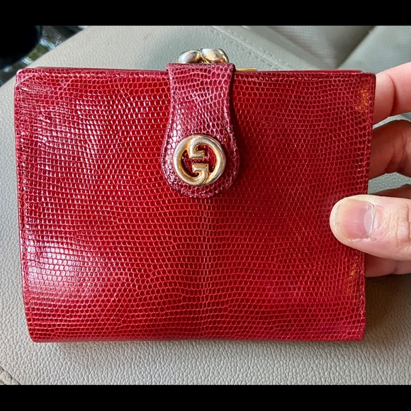 gucci lizard wallet